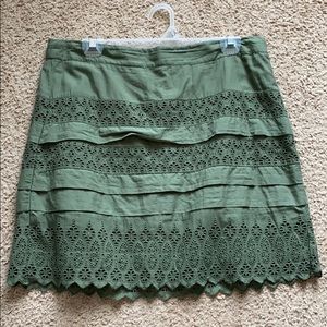 Green skirt from Gap